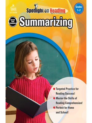 cover image of Summarizing, Grades 1 - 2
